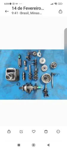 Peças motor da Dafra Speed 150