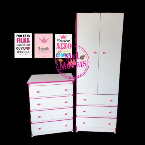 Guarda-Roupa e Cômoda Infantil personalizada promoção?