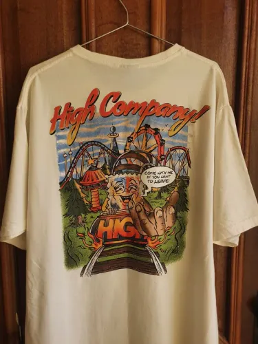 Camiseta High Company Trip - Off white XLarge