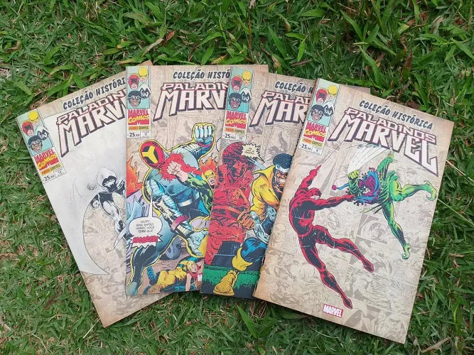 Coleção Histórica Marvel - Paladinos Marvel - Volumes 9 a 12