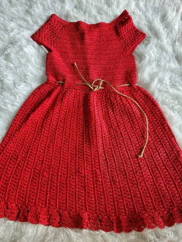 Vestido de Croche tamanho 8/10