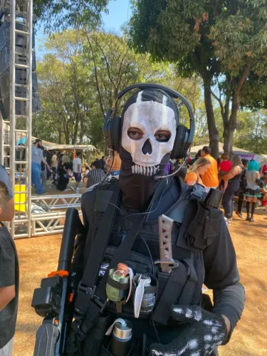 Máscara Ghost Call of Duty