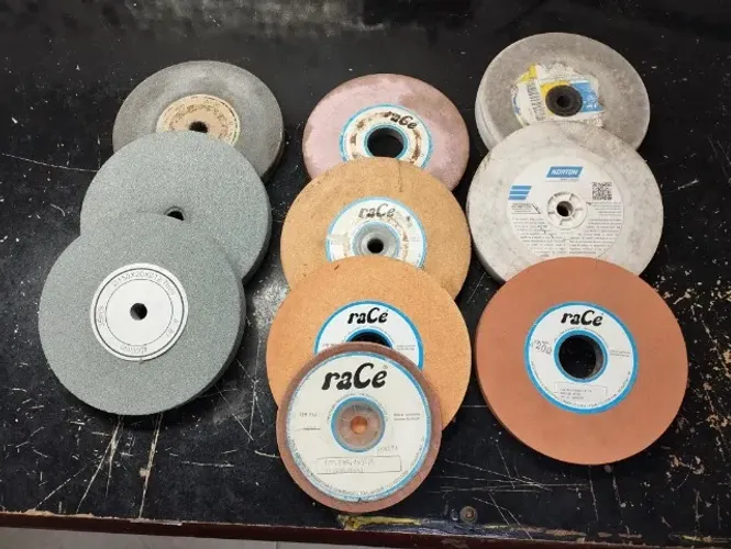 Kits Rebolos De Afiação e Desbaste todos motos Esmeris- Grão óxido de alumínio