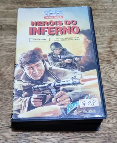 VHS Heróis do Inferno ( TEC home vídeo ) raridade 