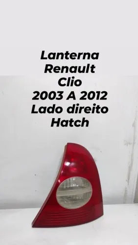 Lanterna Renault Clio 2003-2012 Lado Direito Hatch