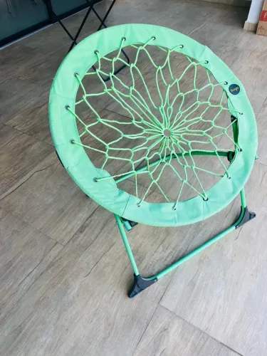Cadeira Bungee Infantil Verde - Conforto e Diversão!