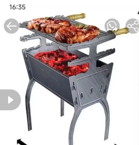 Churrasqueira desmontável 