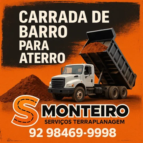 Carrada de barro para aterro 