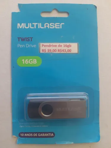 Pen Drive Multilaser Twist 16GB
