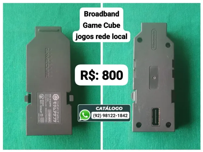 Rede Broadband Game Cube = R$: 800