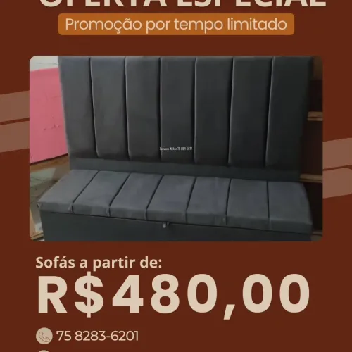 Sofá Cama Box em Promoção!