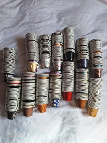 Capsolas de café expresso vazias artesanato ou afins