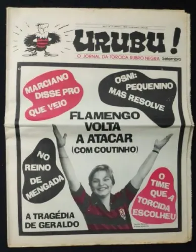 Flamengo histórico. Jornal Urubu - 1976