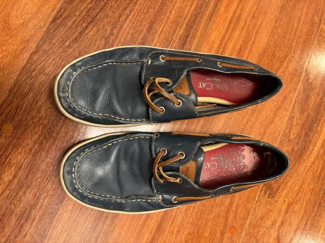 Topsider azul marinho masculino MrCat