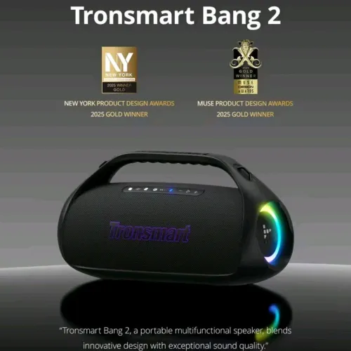 Caixa de som Bluetooth portátil Tronsmart Bang 2 90W IPX6 