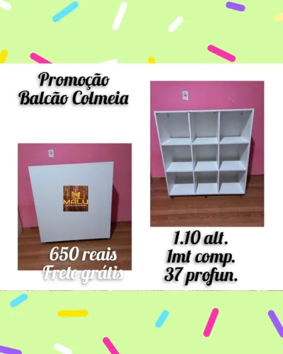 Balcão Colmeia em Promoção