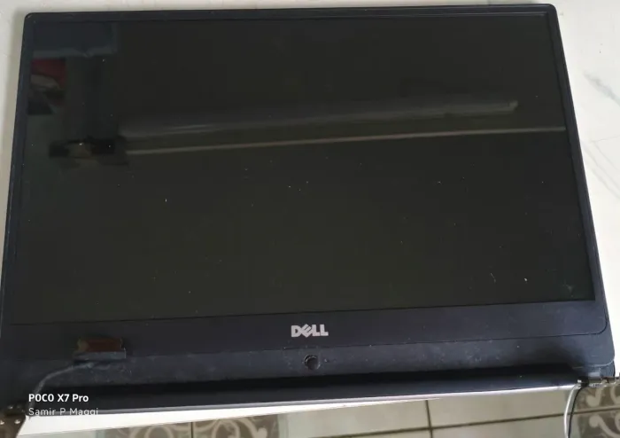 Tela Dell P75F com tampa, moldura e dobradiças 