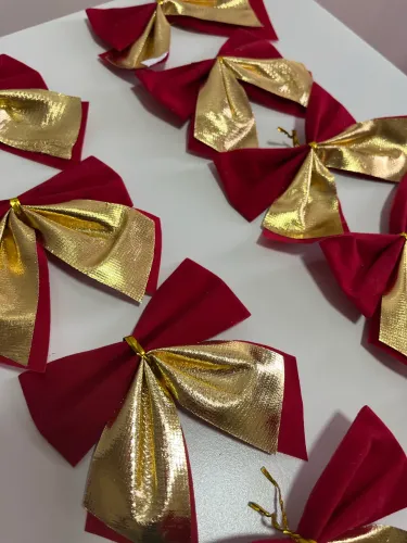 Kit de Laços para Árvore de Natal - 17 peças