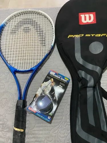 Kit Tênis: Raquete, Capa e Grip Tourna