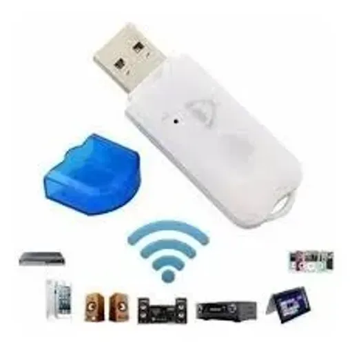 Adaptador Receptor Bluetooth Usb Carro Etc Músicas wpp:43. *