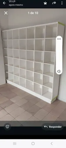 Colmeia de MDF  Com 42 blocos  Usada,  mas super bem conservada
