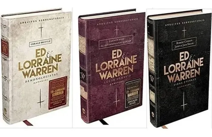 Kit Livros Ed e Lorraine Warren: Demonologistas, Lugar Sombrio e Vidas Eternas