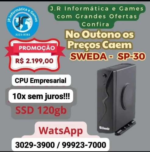 CPU Empresarial SWEDA - SP-30 | Promoção Outono