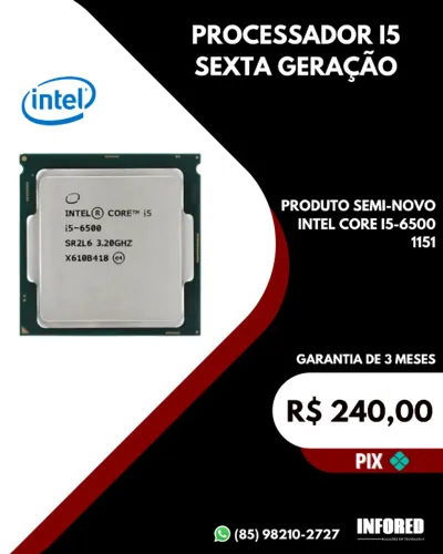 Processador i5 sexta geração