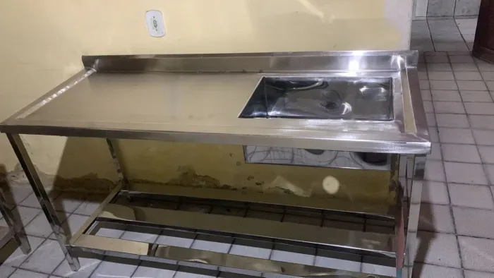 Pia ao lado esquerdo 1.60×60 pronta entrega direto da fábrica 