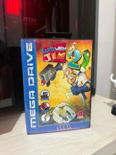 EarthWorm Jim - mega Drive - Paralelo