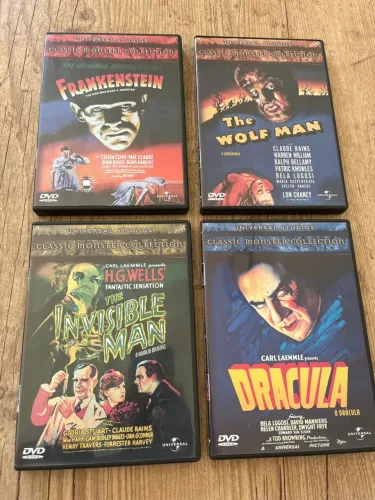 Coleção Clássica Universal Monsters - DVDs