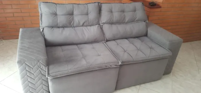 Sofá 3 lugares, reclinável (novo)