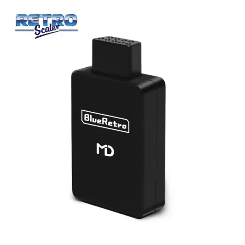 retro adaptador de mega drive master system para controles bluetooth