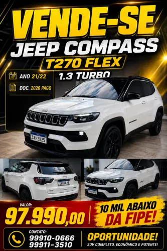 Jeep Compass Sport T270 1.3 TB 4X2 Flex AUT 2022