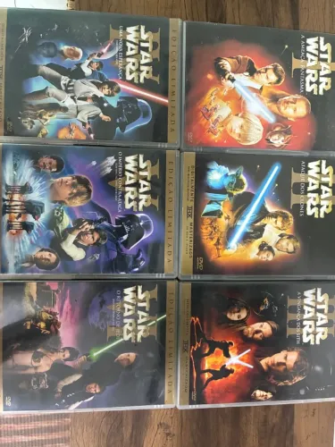 Coleção de DVDS Star Wars