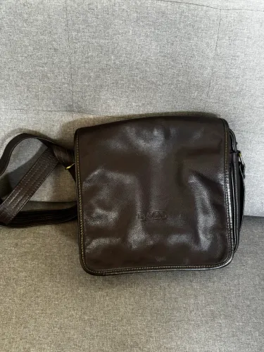 Bolsa carteiro de couro bagaggio