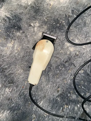 Máquina de cortar cabelo wahl Super Taper Profissional Cor Branco