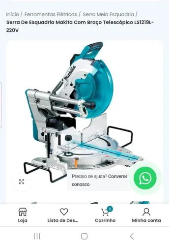 Máquina MAKITA industrial braço giroscópico