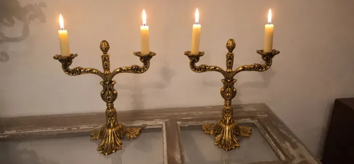 Candelabro bronze