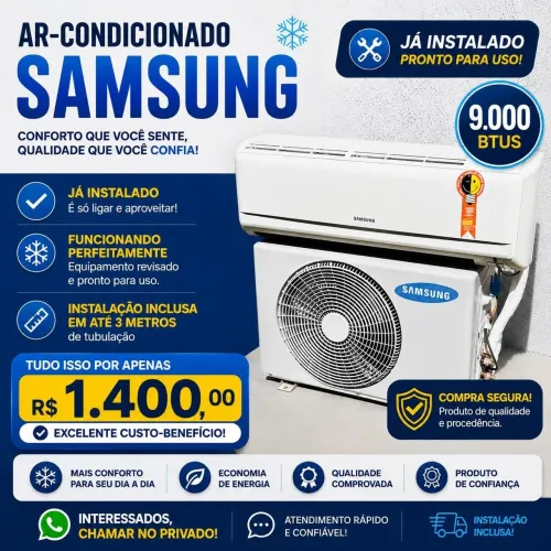 Ar condicionado + instalação