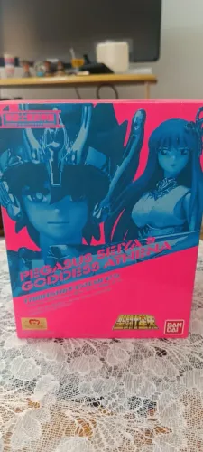 Cloth Myth Seiya Broken + Saori OCE Bandai lacrados Cavaleiros do Zodíaco