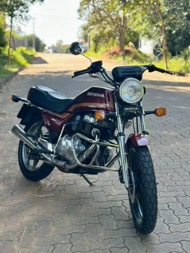 HONDA CB 400II PLACA PRETA