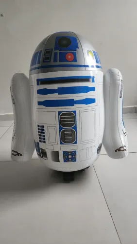 R2-D2 inflável controle remoto