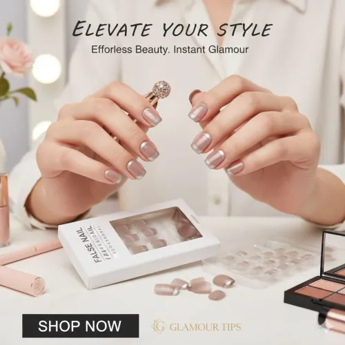 Kit 24 unhas postiças olho de gato