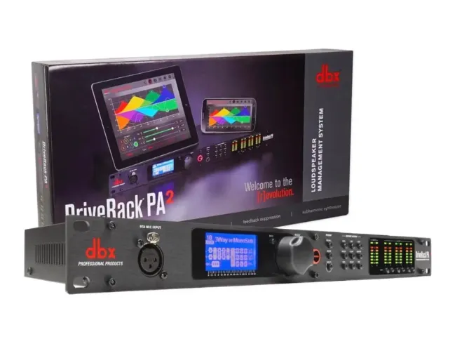 Processador digital dbx rack pa2