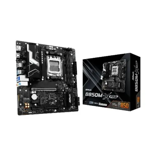 Placa Mãe Asrock B850M-X R2.0, AM5, 2xDDR5, HDMI e DisplayPort - B850M - X R2.0