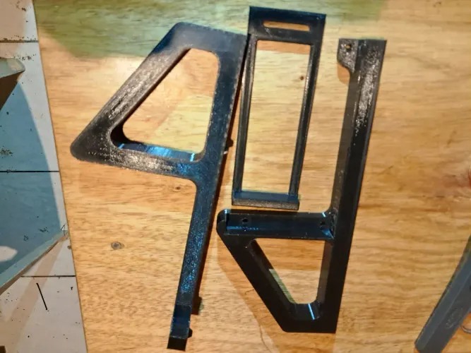 Gabinete aberto para placa mãe micro atx fabricação impressora 3d