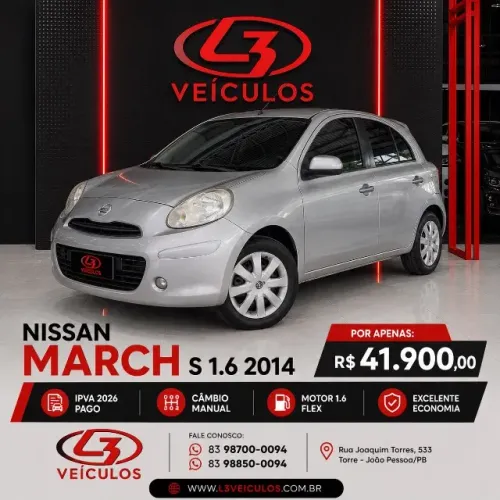 Nissan March S 1.6 16V Flex Fuel 5P 2014