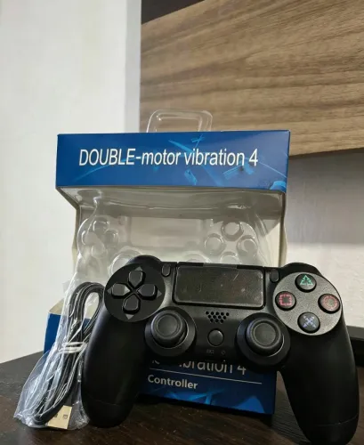 Controle sem fio de PS4 Vibração Dupla + 3 Meses De Garantia