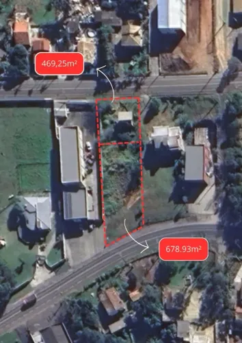 Terreno (Em rua) à Venda, 678m² - Bairro Linha Anta em Criciúma